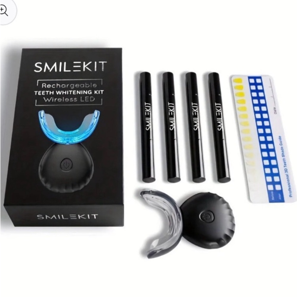 SmileKit Rechargeable Teeth Whitening Kit with Blue Wireless LED sealed SMILE - Picture 5 of 7